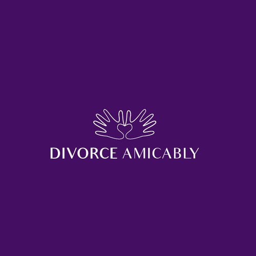 Logo for a new, healthy way for reasonable people to divorce Design by Eeshu