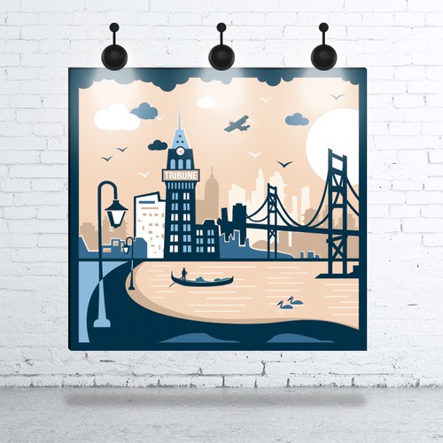 Community Contest: Create a great poster for 99designs' new Oakland office (MULTIPLE WINNERS!) Diseño de georgedesigner