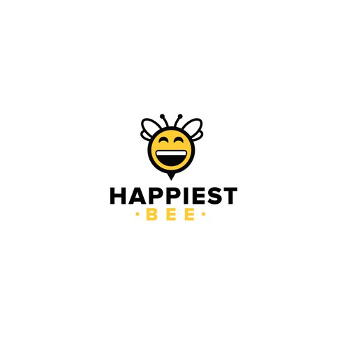 Design a cute, happy logo for Happiest Bee. Design réalisé par Raul B