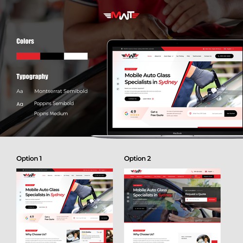 Design a clean and modern service based website home page Design by UXFirst™