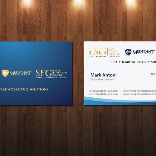 stationery for staff financial group Design by KZT design