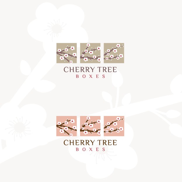 Cherry logo with the title 'Cherry Tree Boxes logo'
