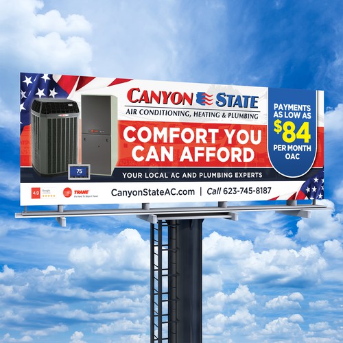 Design An Eye-Catching Billboard For An HVAC Company Design réalisé par SoftSkills