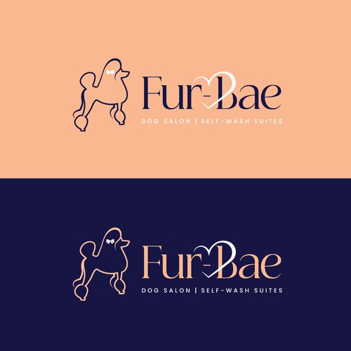 Design a logo/branding for Fur-Bae (slogan: Before Anything Else) luxury dog wellness/lifestyle biz Design by SanDzine