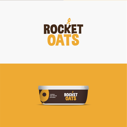 Rocket Oats new logo design Design by Ricky Asamanis