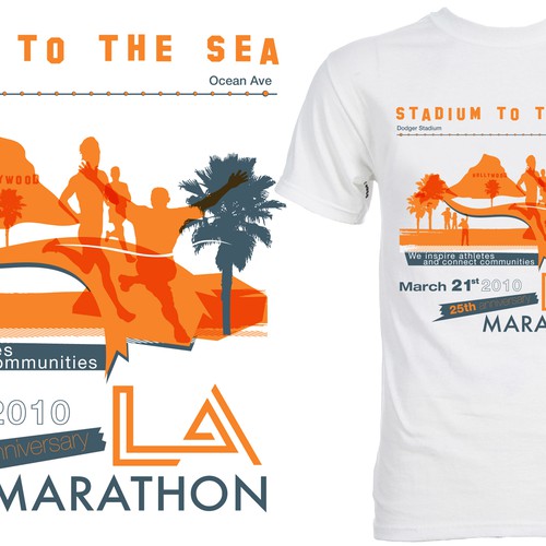LA Marathon Design Competition Ontwerp door Eleodor