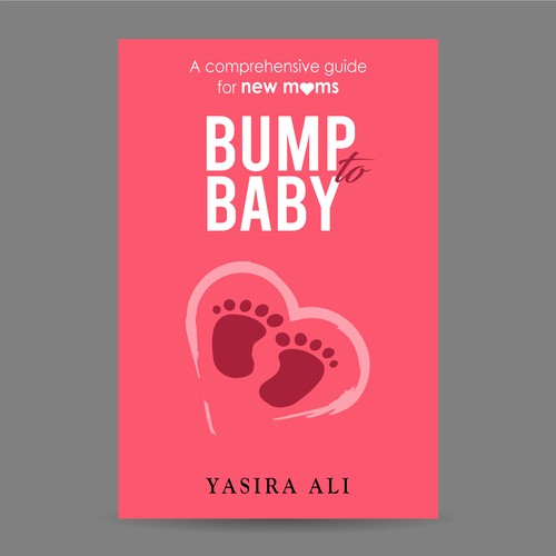 Design a pregnancy book cover for first time moms Design by funny sunny