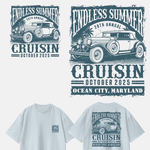 Endless Summer Cruisin 2025 - Light tshirt