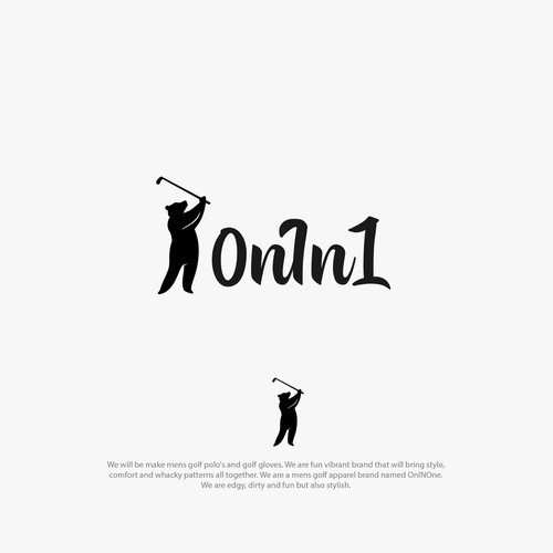 Design a logo for a mens golf apparel brand that is dirty, edgy and fun Réalisé par ganapatikrishna786