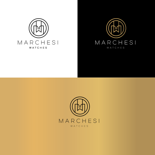 Looking for an eye catching, simple, and abstract design for my watch brand that promotes luxury Diseño de cspinu711
