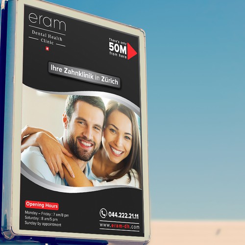 Create a eyecatching poster for a leading dental clinic. Design by Kristya Nugraha