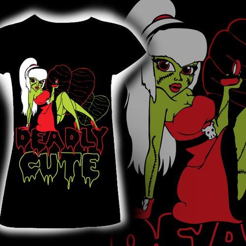 Zombie Tshirt Design Wanted for Sidecca Design por CheekyPhoenix