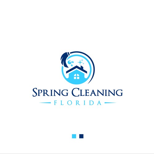 Spring Cleaning Florida Logo Design by StudioJack