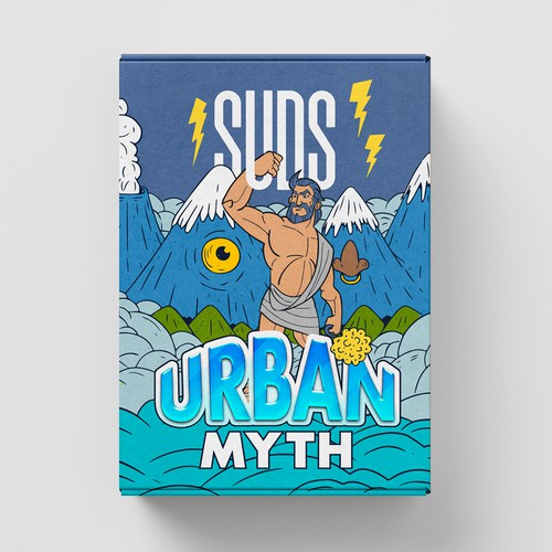 SUDS™ Bar Soap Packaging with Custom Illustrations - 5 Box Series Design by Kate Design ❤️