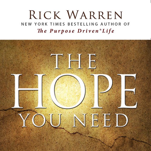 Design Rick Warren's New Book Cover Diseño de Brotherton