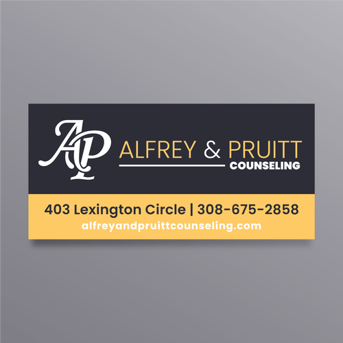 Design di We Need a Professional Street-Facing Sign for Our New Counseling Location di Nat Herrera