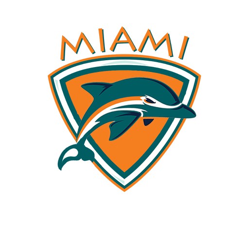 99designs community contest: Help the Miami Dolphins NFL team re-design its logo! Design réalisé par Jenson.matthew83