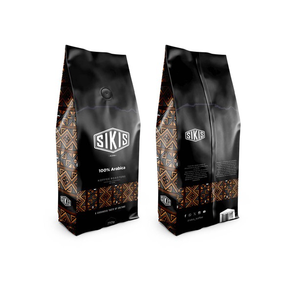Sikis Coffee packaging
