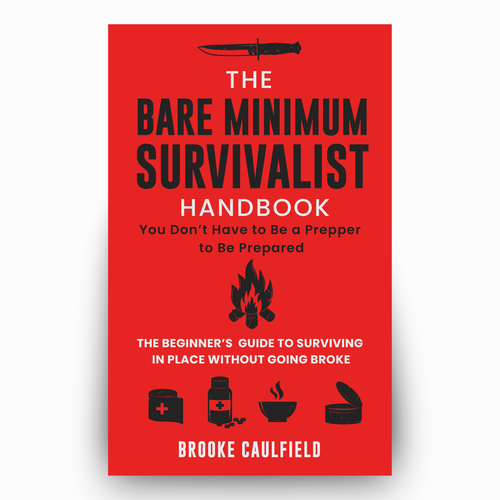 Design rugged, vibrant book cover for "shelter in place" how-to guide Diseño de Hisna