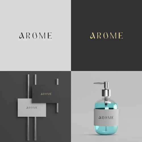 Arome - Designer Hand Soap & Lotion Logo Design by Rihan Art™