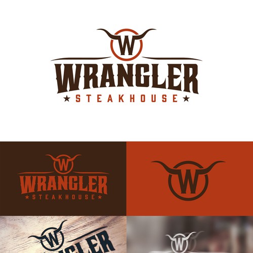 Wrangler steakhouse bold logo needed! | Logo design contest | 99designs