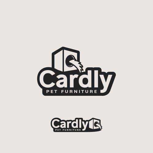 Cardly - Cardboard Furniture For Pet With Modern Architectural Aesthetic Concepts- Need Brand Logo Réalisé par desi9nart