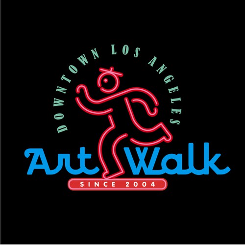 Downtown Los Angeles Art Walk logo contest Diseño de Corky Retson