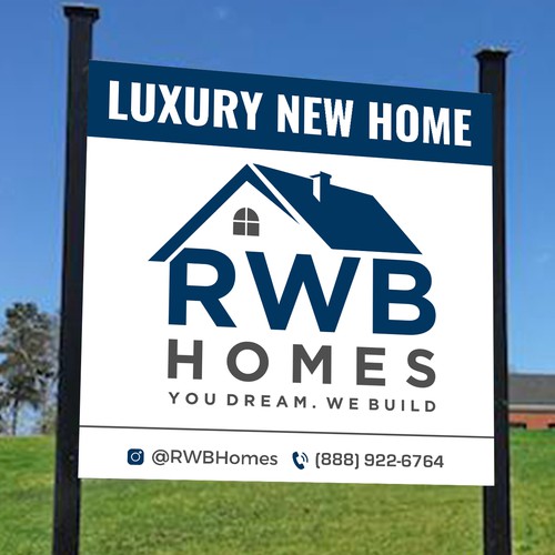 Signage for Luxury Home Builder Design by radhekrishna