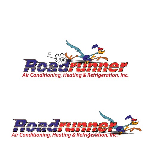 logo for Roadrunner Air Conditioning, Heating & Refrigeration, Inc. Design by X-version
