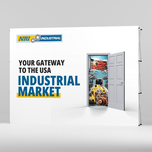 Design a banner for an automation exhibition Diseño de Manish Roul