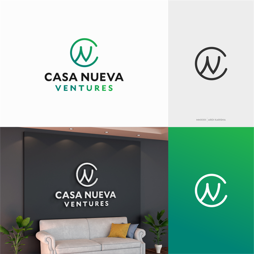 Real estate investing logo symbolizing growth Design by Ardi Karisna
