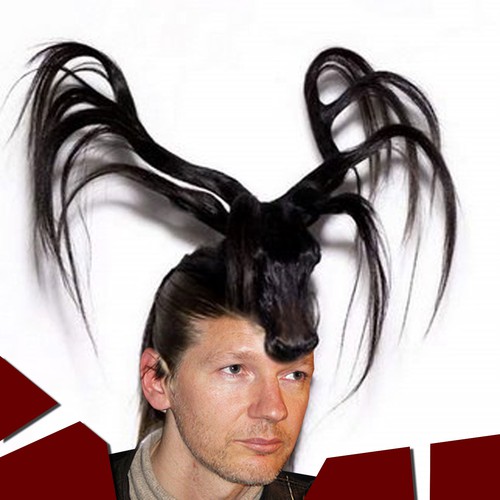 Design the next great hair style for Julian Assange (Wikileaks) Design by Perge