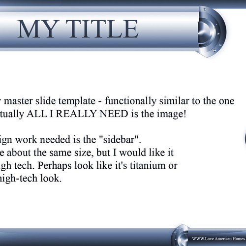 Help us with Keynote/PowerPoint Template image Design by PPD