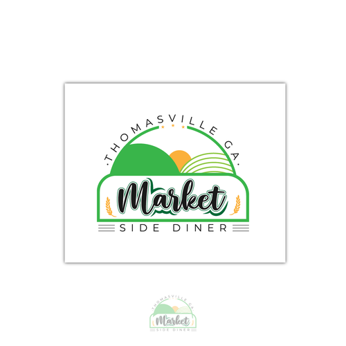 Vintage Farmers Market restaurant logo in South Georgia Design by @HB_Design´s