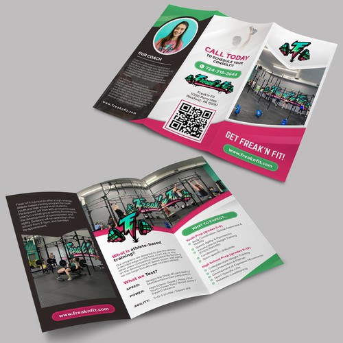 コンペ「Gym Brochure」のデザイン by Dzhafirさん 