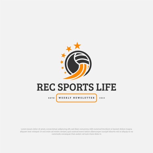 Logo for Newsletter about Recreational Sports Business Design réalisé par harrysvellas