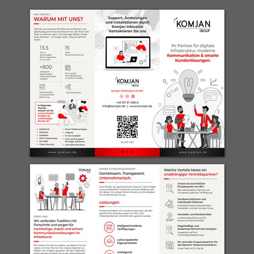 Brochure contest entry by Logicainfo ♥