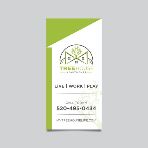 Treehouse Apartments Banner Design by symsdn