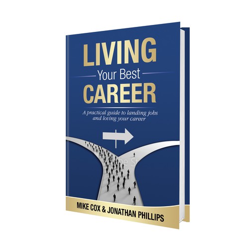 Design inspirational book cover for career-changing book Design by Lizaa