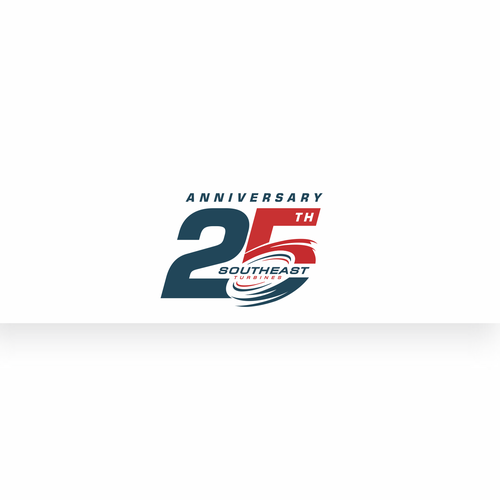 Modern 25th Anniversary Logo Design by Saffi3