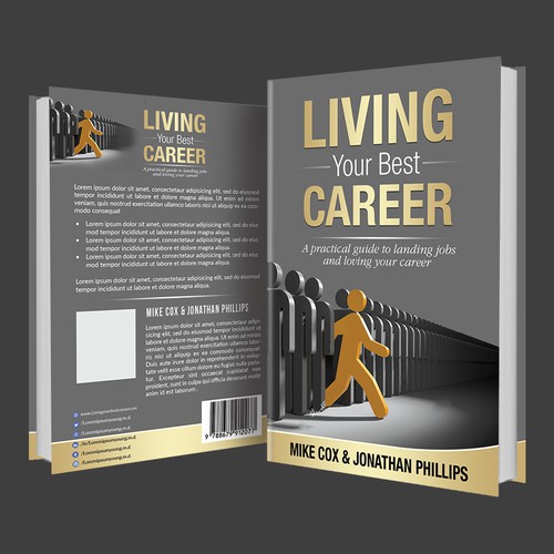 Design inspirational book cover for career-changing book Design by Lizaa