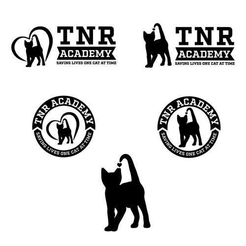 Calling all cat lovers! Design an online TNR (Trap-Neuter-Return) Academy logo and save cats! Design by THE DESIGNSTER