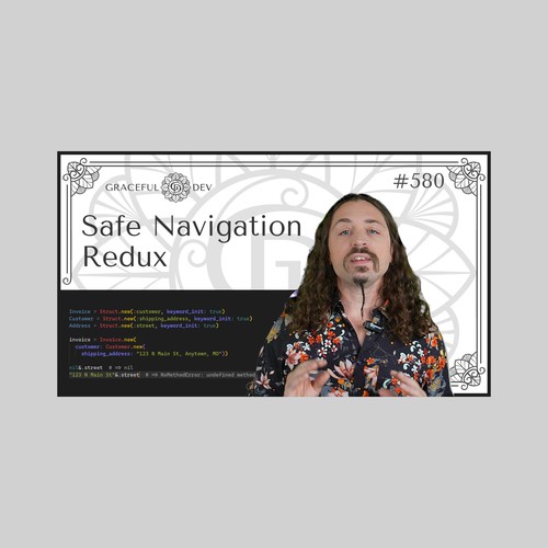 Video (YouTube etc.) Thumbnail Template for Software Development Screencast Episodes Design by ghandy ginanjar