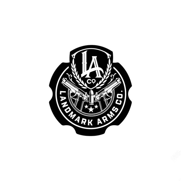 Design by The Brewox titled "LANDMARK ARMS CO"