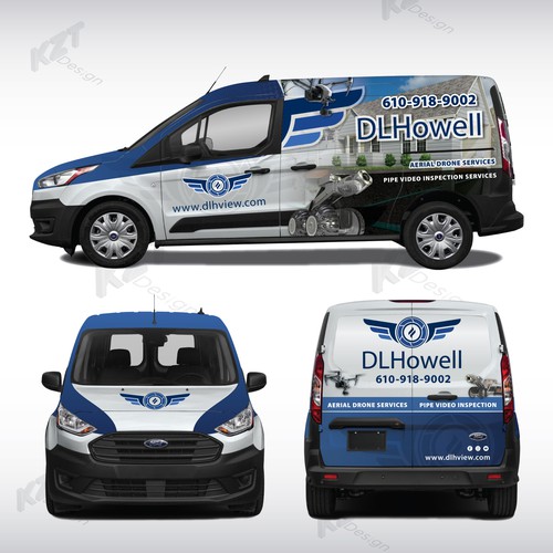 We are an engineering firm in need of a sharp design for a van wrap Design by KZT design