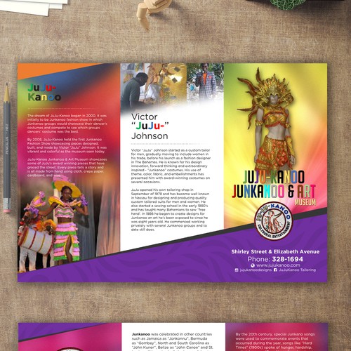 Creative attractive brochure design for Cultural Museum Design by STMRM