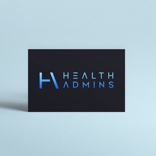 Be the designer that created the coolest healthcare software logo with Health Admins!!!! Design by Kate Visuals