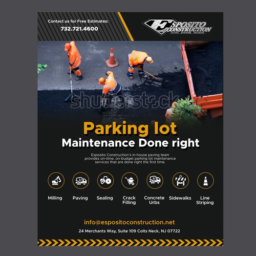 Asphalt Paving Ad Design von Marco Davelouis