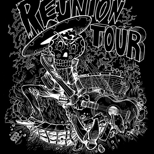 Monsters of devops - create a rock band reunion tour style shirt