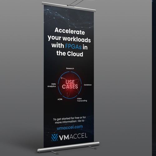 pull up banner needed for tech company Design by Kosmos Creatives
